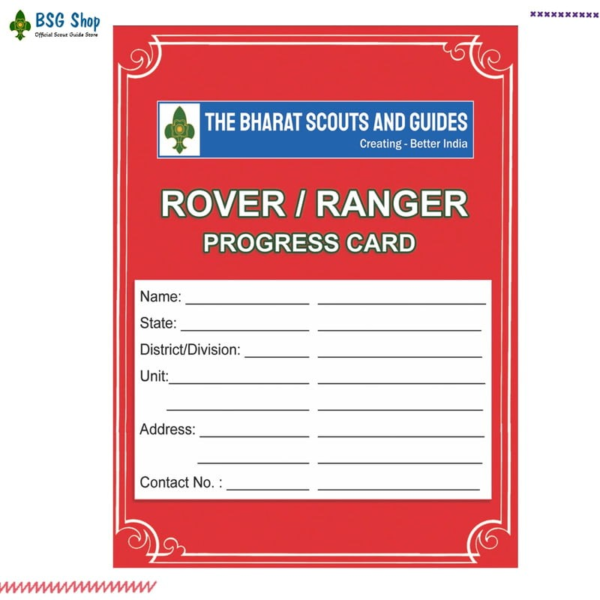Progress Card - Rover / Ranger