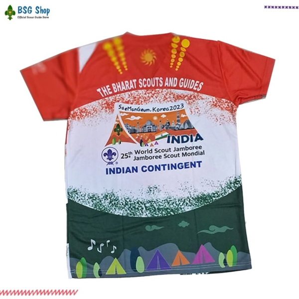 T-Shirt Round Neck Full Printed 25 World Scout Jamboree Contingent